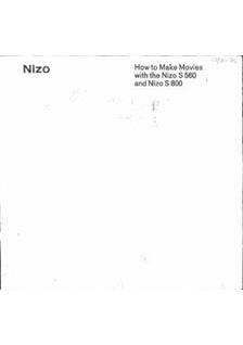 Nizo S 800 manual. Camera Instructions.